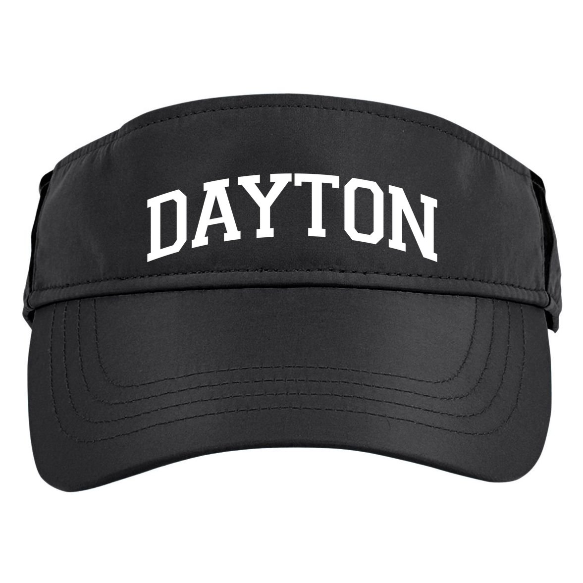 Dayton Varsity Style Logo Adult Drive Performance Visor