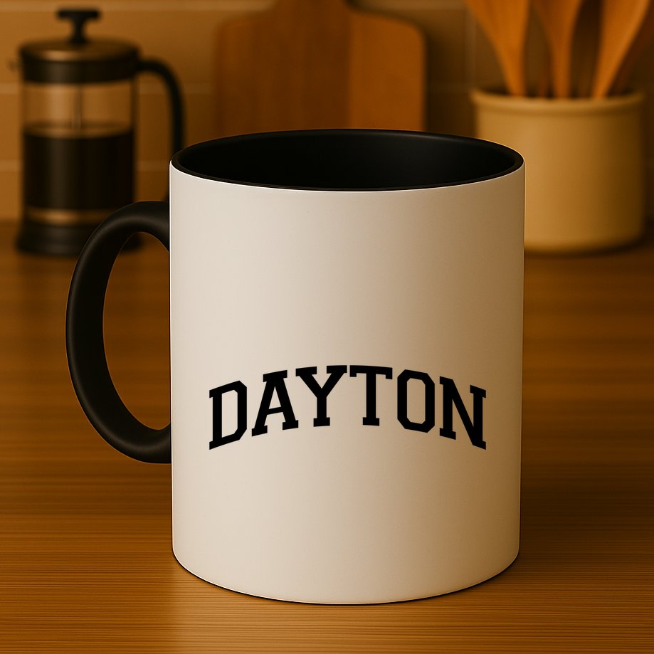 Dayton Varsity Style Logo Mug