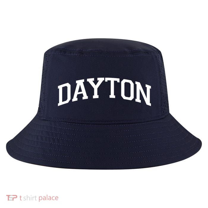 Dayton Varsity Style Logo Cool Comfort Performance Bucket Hat