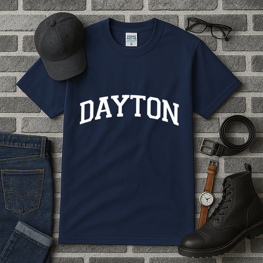 Dayton Varsity Style Logo Tall T-Shirt