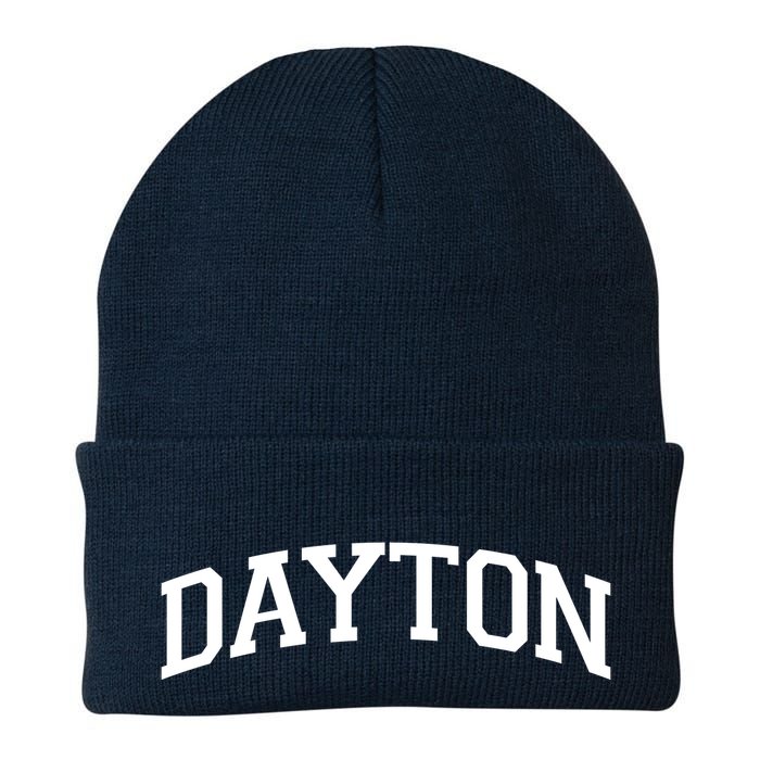 Dayton Varsity Style Logo Beanie