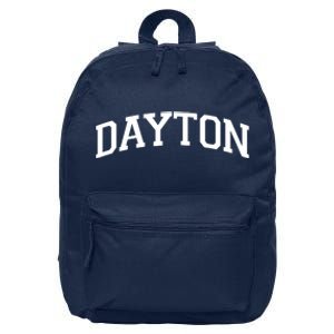 Dayton Varsity Style Logo 16 in Basic Backpack