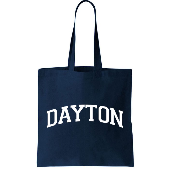 Dayton Varsity Style Logo Tote Bag