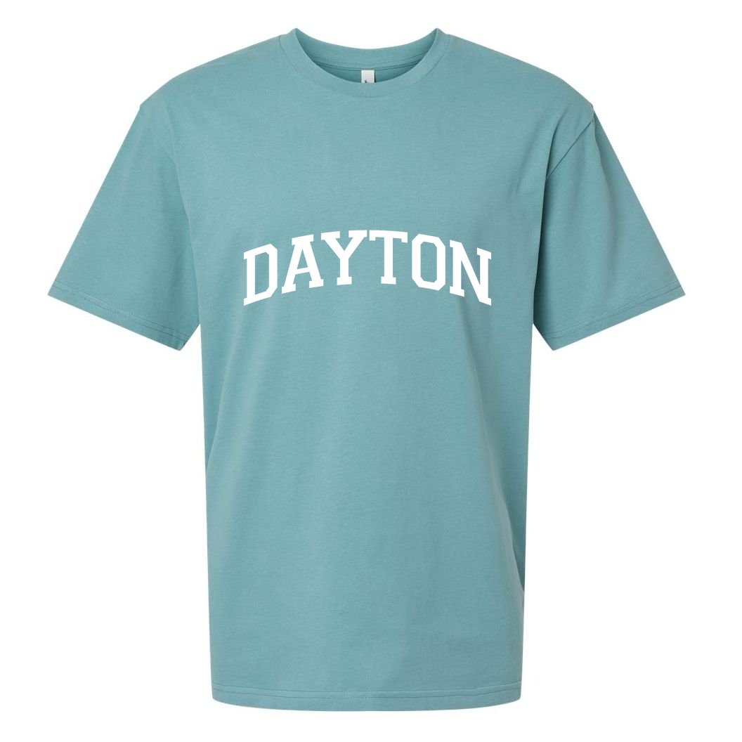 Dayton Varsity Style Logo Sueded Cloud Jersey T-Shirt