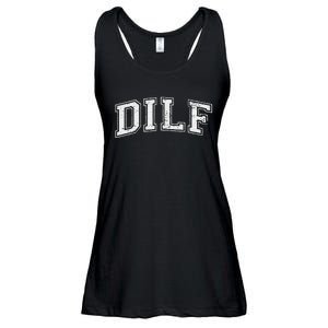 Dilf Varsity Style Dad Older More Mature Ladies Essential Flowy Tank