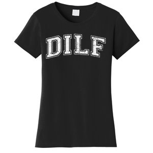 Dilf Varsity Style Dad Older More Mature Women's T-Shirt