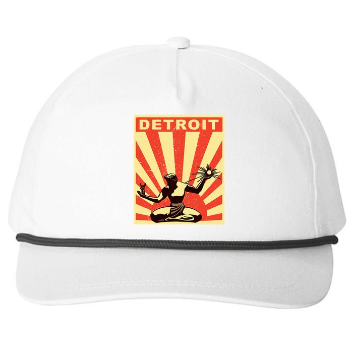 Detroit Vintage Spirit Of Detroit Snapback Five-Panel Rope Hat