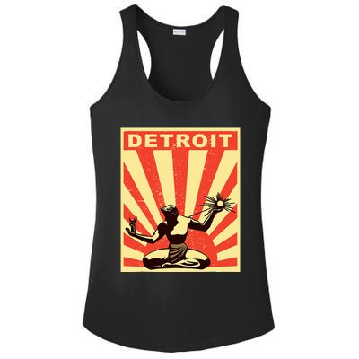 Detroit Vintage Spirit Of Detroit Ladies PosiCharge Competitor Racerback Tank