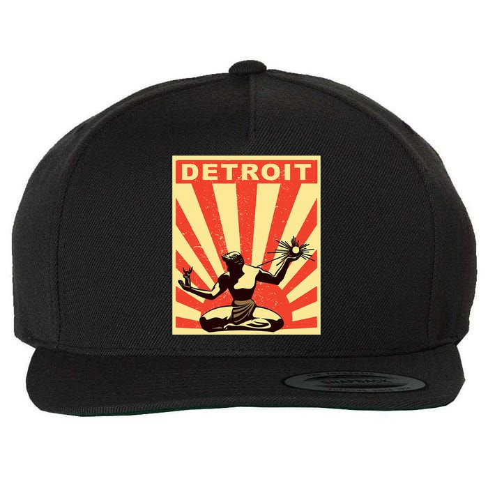 Detroit Vintage Spirit Of Detroit Wool Snapback Cap