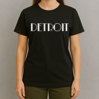 Detroit Vintage Style Simple Logo T-Shirt