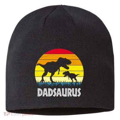 Dadsaurus Vintage Sunset Sustainable Beanie