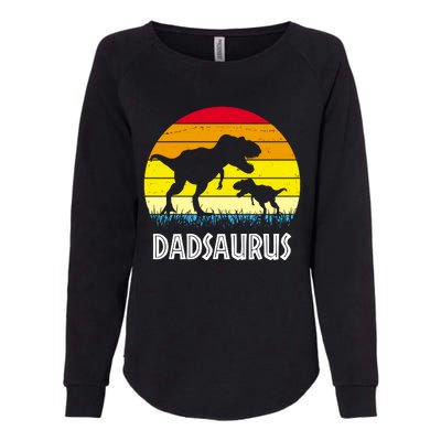 Dadsaurus Vintage Sunset Womens California Wash Sweatshirt