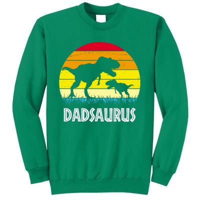 Dadsaurus Vintage Sunset Sweatshirt