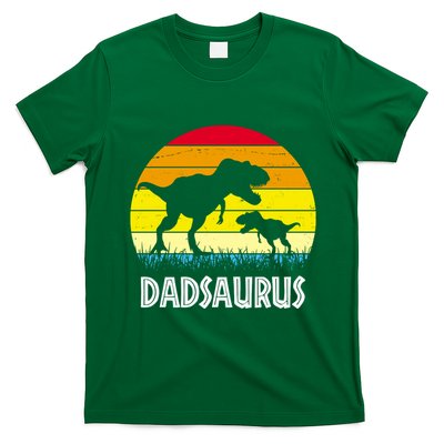 Dadsaurus Vintage Sunset T-Shirt
