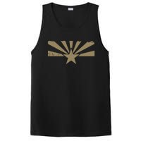 Distressed Vintage State Of Arizona Flag PosiCharge Competitor Tank