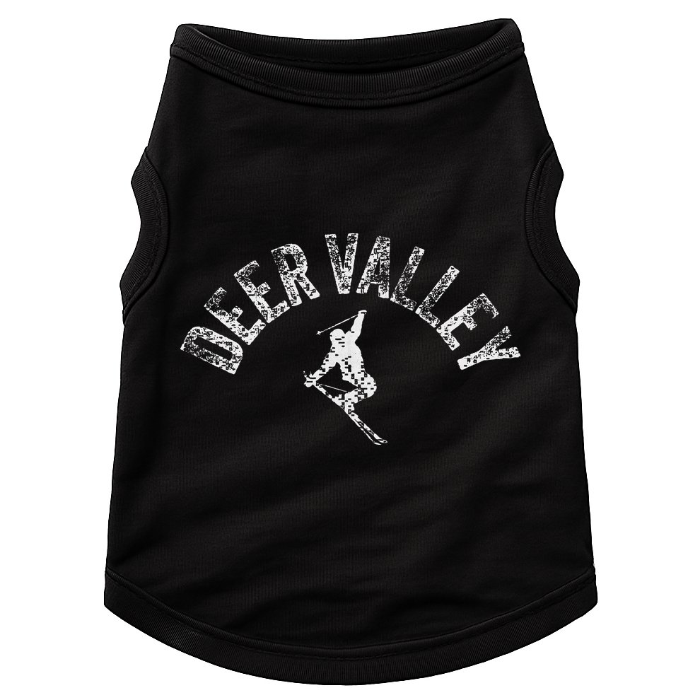 Deer Valley Ski Utah Skiing Cool Valley Skier Gear Doggie Tank