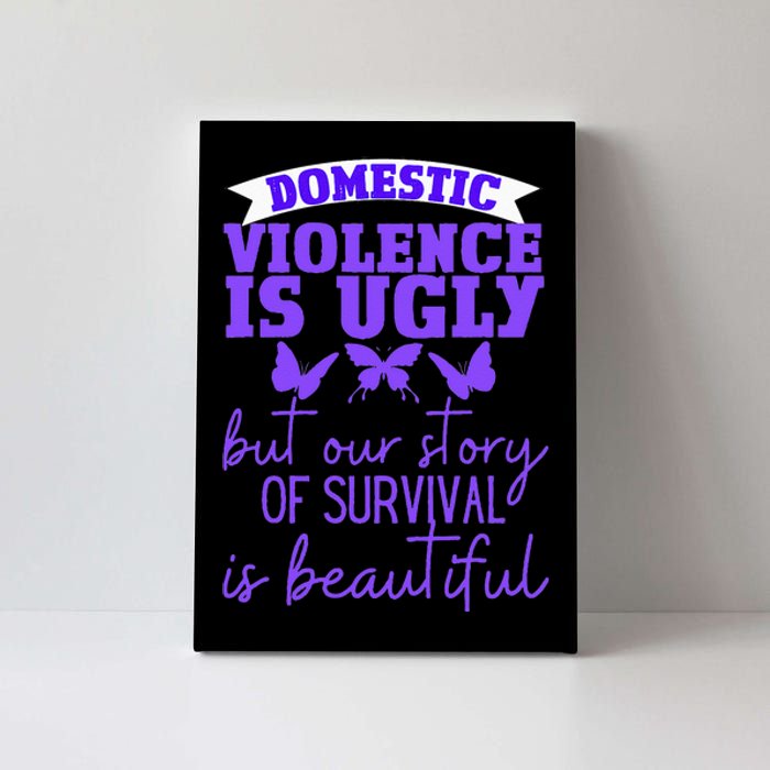 Domestic Violence Survivor Domestic Abuse Awareness Canvas