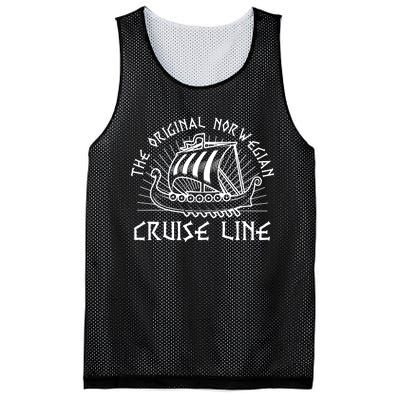 Drakkar Viking Ship Original Norwegian Cruise Line Norse Mesh Reversible Basketball Jersey Tank