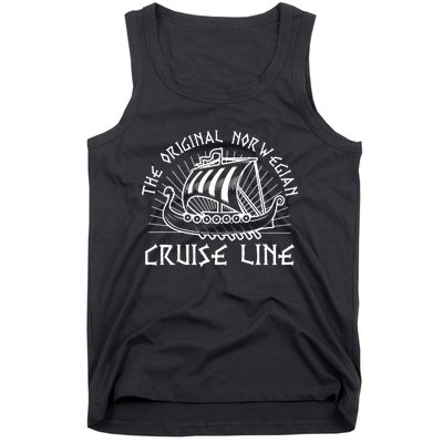 Drakkar Viking Ship Original Norwegian Cruise Line Norse Tank Top