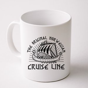 Drakkar Viking Ship Original Norwegian Cruise Line Norse Coffee Mug