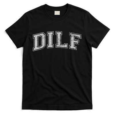 DILF VARSITY STYLE DAD OLDER MORE MATURE MEN T-Shirt