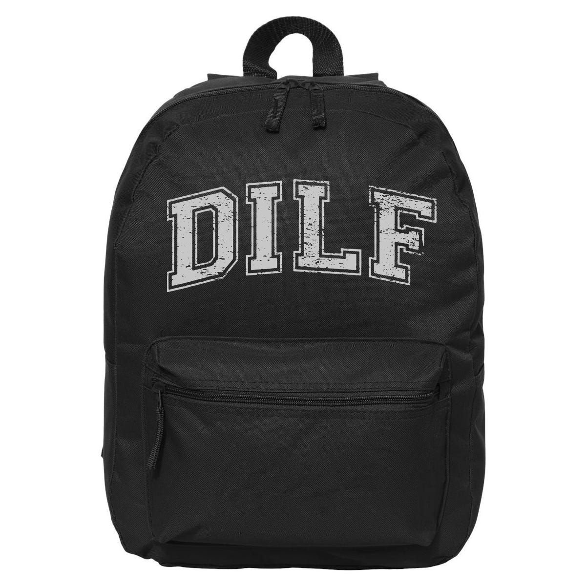 DILF VARSITY STYLE DAD OLDER MORE MATURE MEN 16 in Basic Backpack