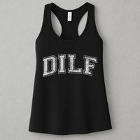 DILF VARSITY STYLE DAD OLDER MORE MATURE MEN Womens Tank Top