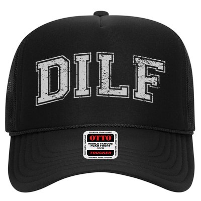 DILF VARSITY STYLE DAD OLDER MORE MATURE MEN Trucker Hat