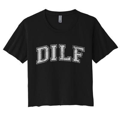 DILF VARSITY STYLE DAD OLDER MORE MATURE MEN Crop Top