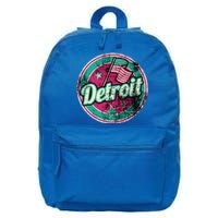 Detroit Vintage Style Rust Logo 16 in Basic Backpack