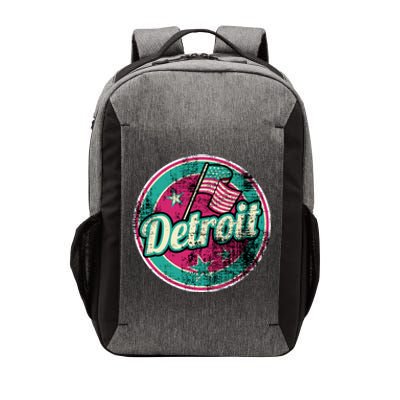 Detroit Vintage Style Rust Logo Vector Backpack