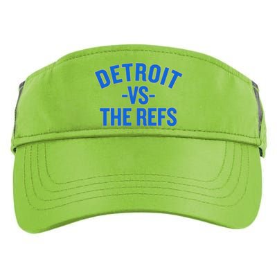 Detroit Vs The Refs Adult Drive Performance Visor