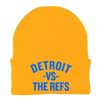 Detroit Vs The Refs Knit Cap Winter Beanie