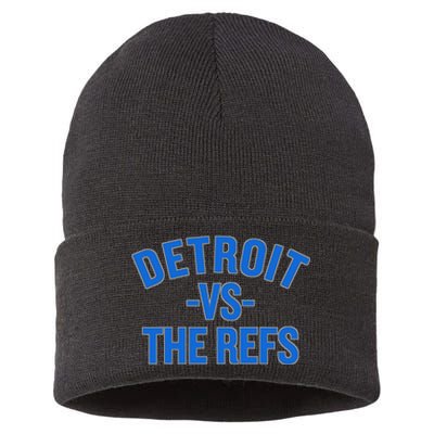 Detroit Vs The Refs Sustainable Knit Beanie