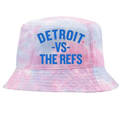 Detroit Vs The Refs Tie-Dyed Bucket Hat