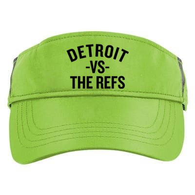 Detroit Vs The Refs Adult Drive Performance Visor