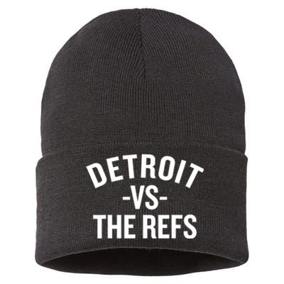 Detroit Vs The Refs Sustainable Knit Beanie