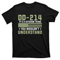 Dd214 Veteran Thing Would Not Understand American Flag T-Shirt