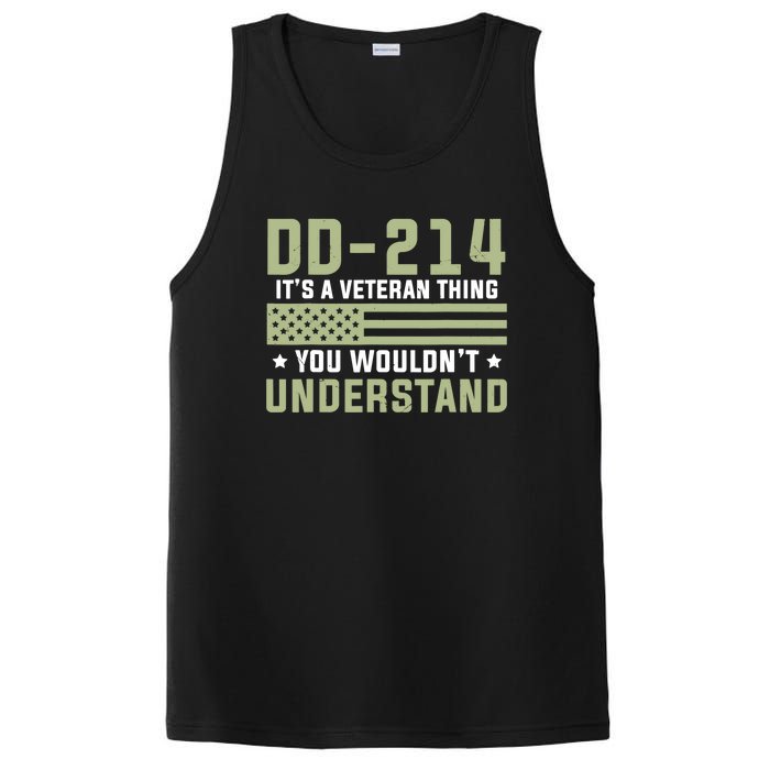 Dd214 Veteran Thing Would Not Understand American Flag PosiCharge Competitor Tank