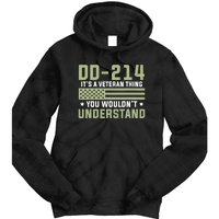 Dd214 Veteran Thing Would Not Understand American Flag Tie Dye Hoodie