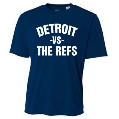 Detroit Vs The Refs Cooling Performance Crew T-Shirt