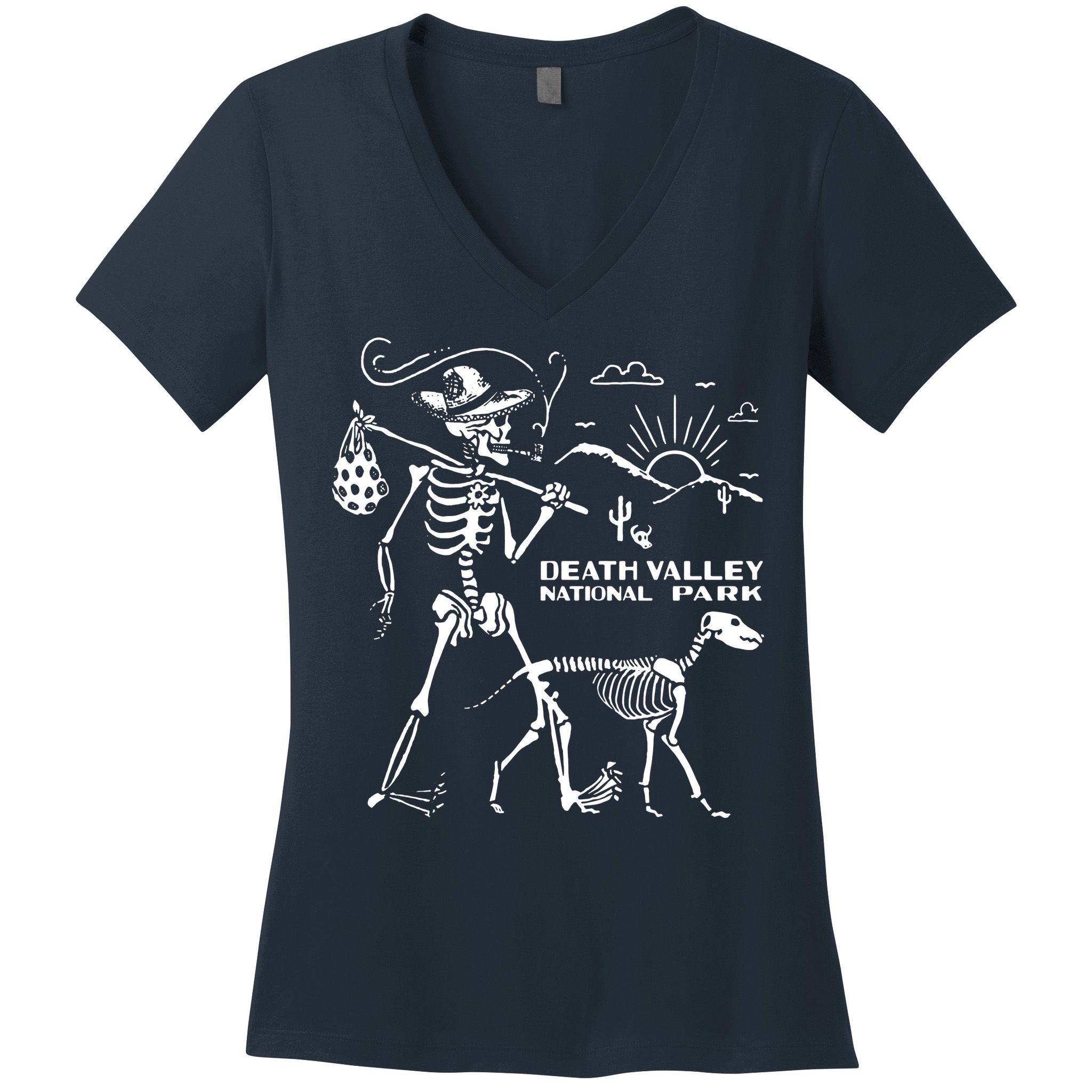 Death Valley T Shirt National Park Shirt Hiking Women's V-Neck T-Shirt