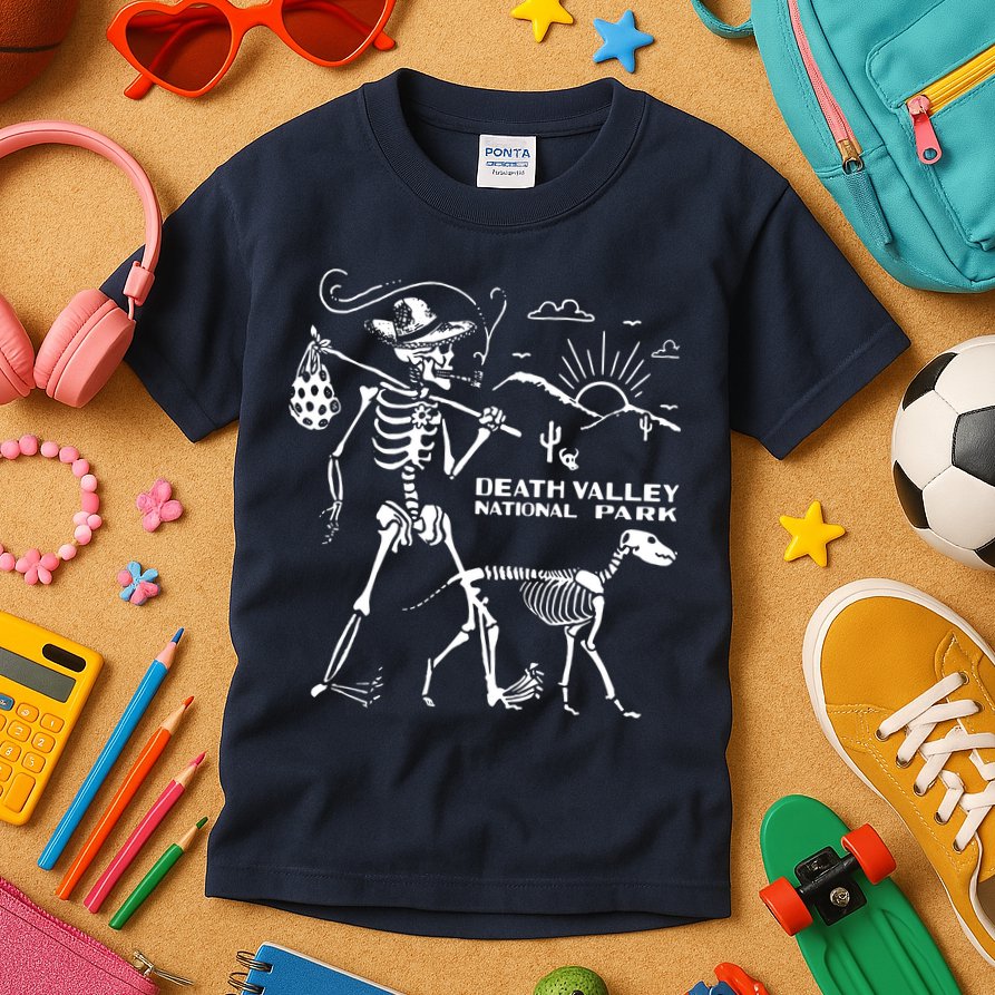 Death Valley T Shirt National Park Shirt Hiking Kids T-Shirt