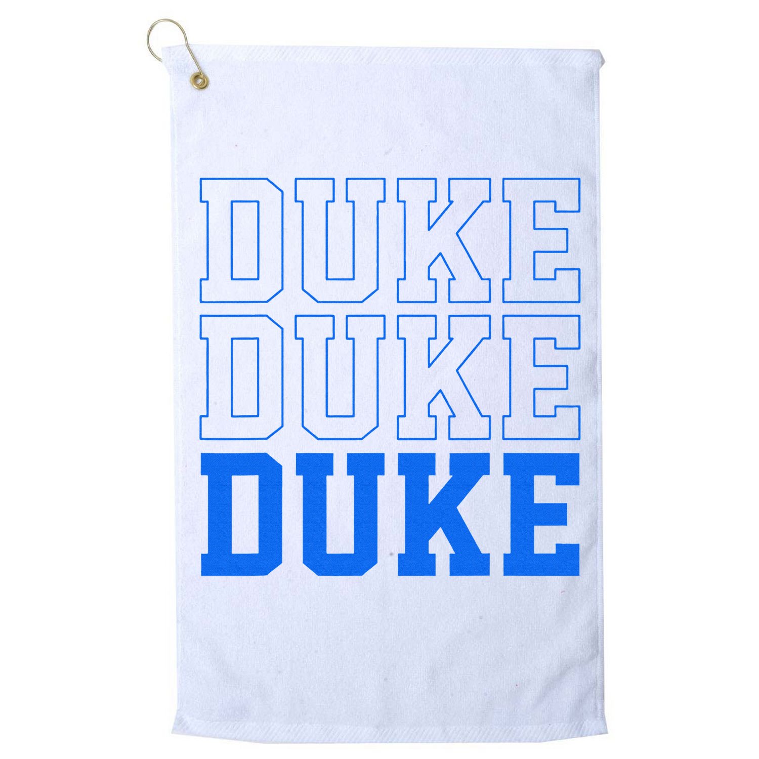 Duke Vintage T Shirt Golf Towel