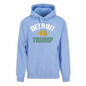 Detroit Vs Trump 2024 Election Antitrump Vote For Kamala Unisex Surf Hoodie