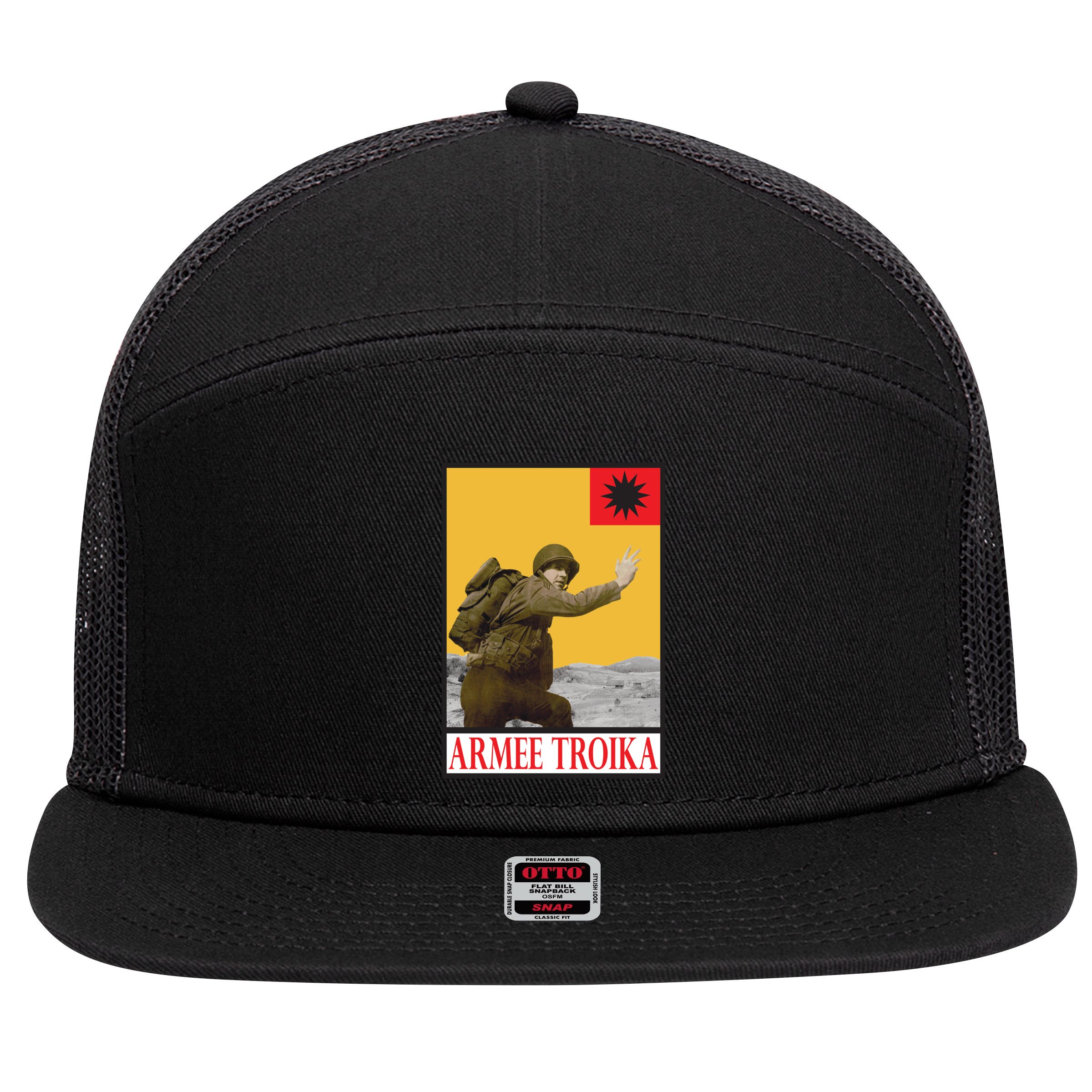 Damsel Vampire The Masquerade Bloodlines 7 Panel Mesh Trucker Snapback Hat