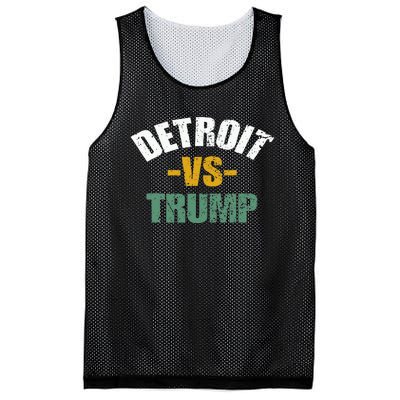 Detroit Vs Trump 2024 Election Anti Trump Vote For Kamala Mesh Reversible Basketball Jersey Tank