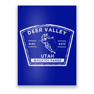 Deer Valley Utah Snow Skiing Gift Poster