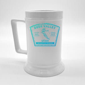 Deer Valley Utah Snow Skiing Gift Beer Stein