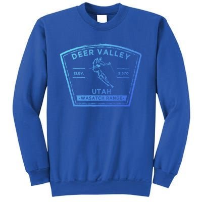 Deer Valley Utah Snow Skiing Gift Sweatshirt